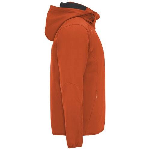 Obrázky: Oranžová unisex softshellová bunda Siberia XS, Obrázok 8