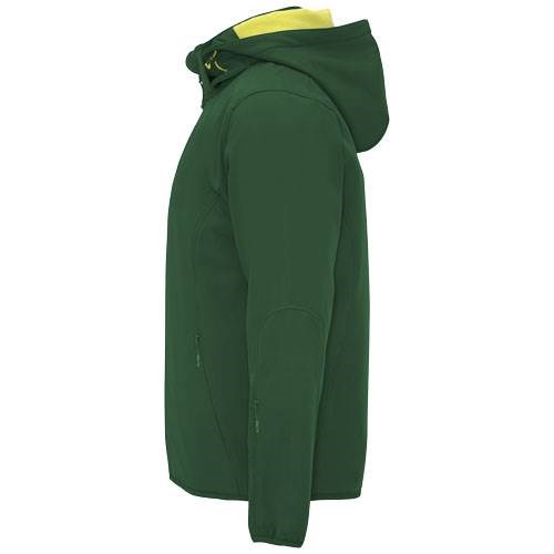 Obrázky: Zelená unisex softshellová bunda Siberia XL, Obrázok 7