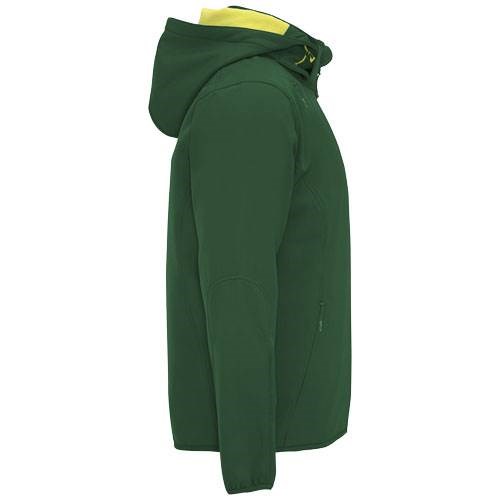 Obrázky: Zelená unisex softshellová bunda Siberia L, Obrázok 8