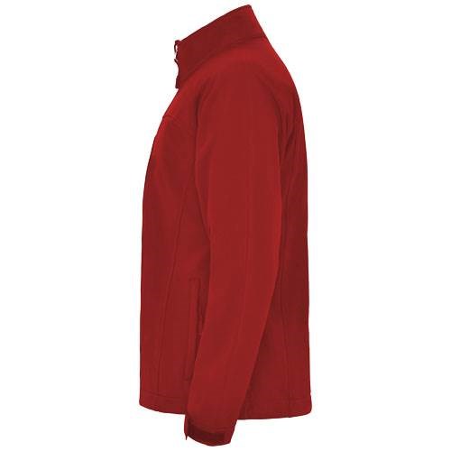 Obrázky: Červená unisex softshellová bunda Rudolph XL, Obrázok 5