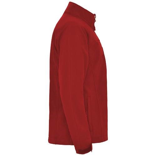 Obrázky: Červená unisex softshellová bunda Rudolph M, Obrázok 6