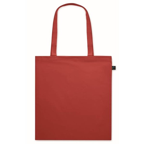 Obrázky: Červená nákupná taška fairtrade BA 140g,dlhšie uši, Obrázok 2