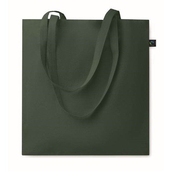 Obrázky: Zelená nákupná taška fairtrade BA 140g, dlhšie uši
