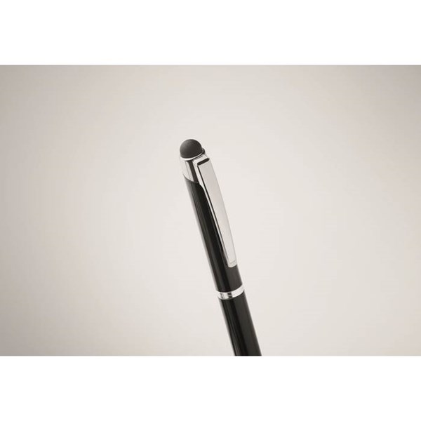 Obrázky: Čierne otočné guličkové pero so stylusom, MN, Obrázok 2