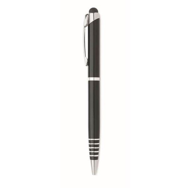 Obrázky: Čierne otočné guličkové pero so stylusom, MN, Obrázok 5