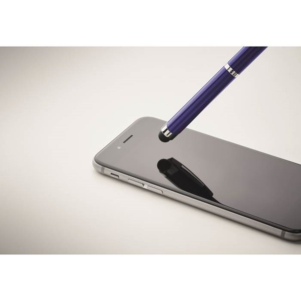 Obrázky: Modré otočné guličkové pero so stylusom, MN, Obrázok 3