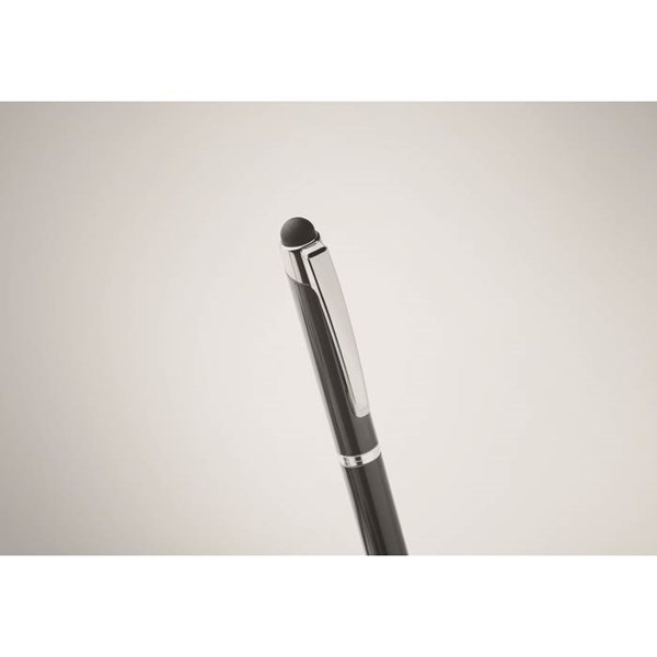 Obrázky: Strieborné otočné guličkové pero so stylusom, MN, Obrázok 3