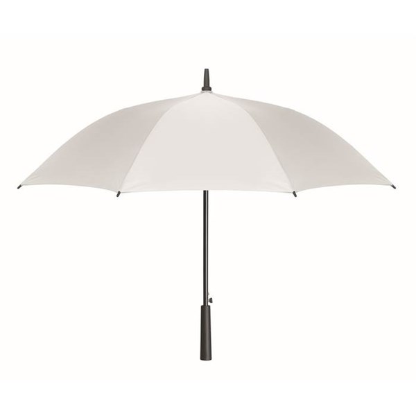 Obrázky: Biely automatický vetruodolný dáždnik