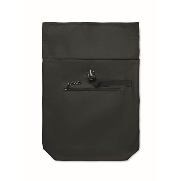 Obrázky: Čierny polyest. rolovací ruksak na notebook, Obrázok 7