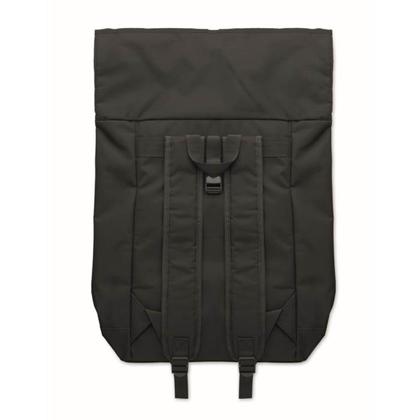 Obrázky: Čierny polyest. rolovací ruksak na notebook, Obrázok 8