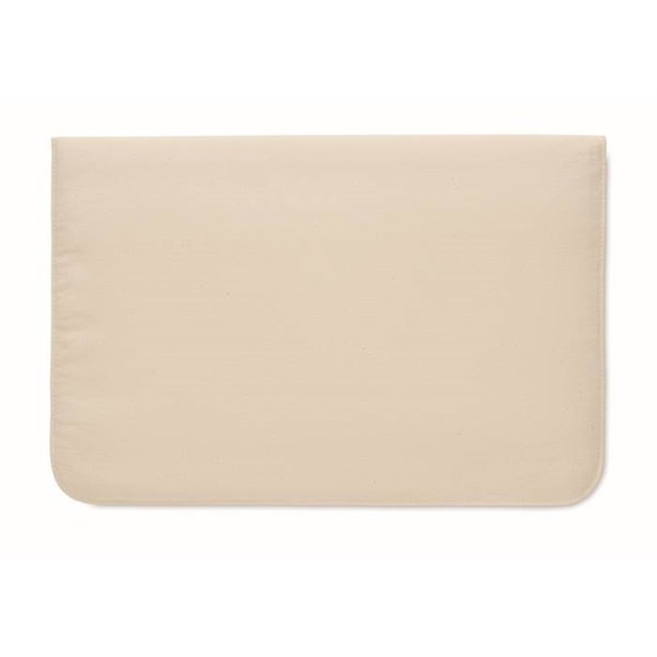 Obrázky: Biele puzdro na notebook z bavlny 220 g/m², Obrázok 4