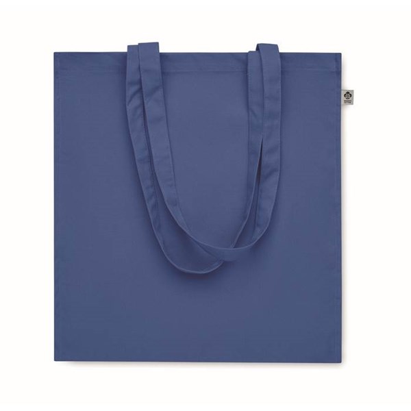 Obrázky: Kráľ modrá nákupná taška 220g, bio BA, dl. rukväte, Obrázok 2