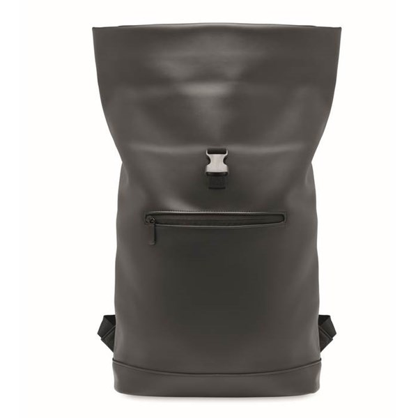 Obrázky: Čierny rolovací ruksak na notebook,polstrov.chrbát, Obrázok 7