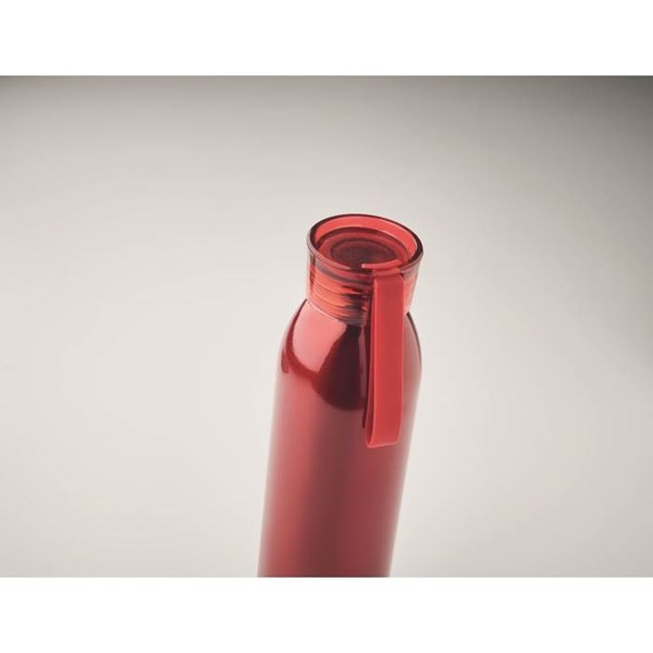 Obrázky: Červená jednostenná nerezová fľaša 650 ml, Obrázok 2