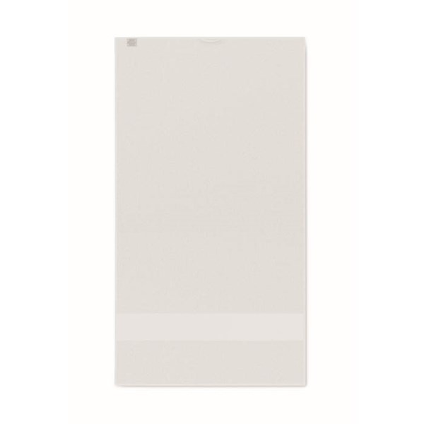 Obrázky: Biely uterák z bio bavlny 50x30 cm 360g/m2, Obrázok 3