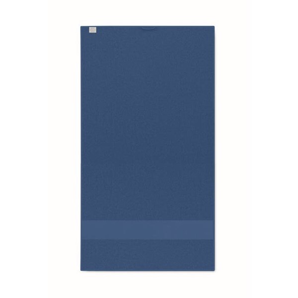 Obrázky: Kráľ. modrý uterák z bio bavlny 50x30 cm 360g/m2, Obrázok 3