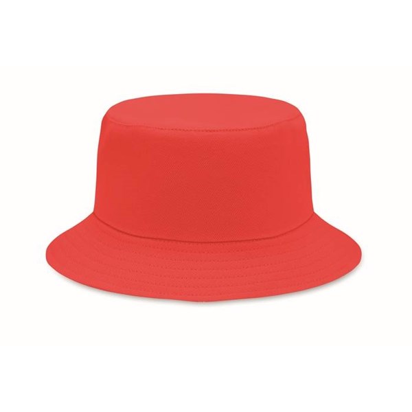 Obrázky: Červený klobúčik z brúsenej bavlny 260g