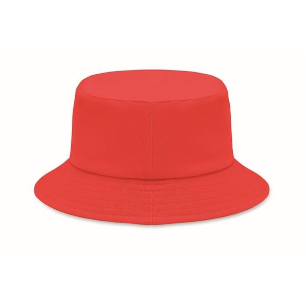 Obrázky: Červený klobúčik z brúsenej bavlny 260g, Obrázok 2