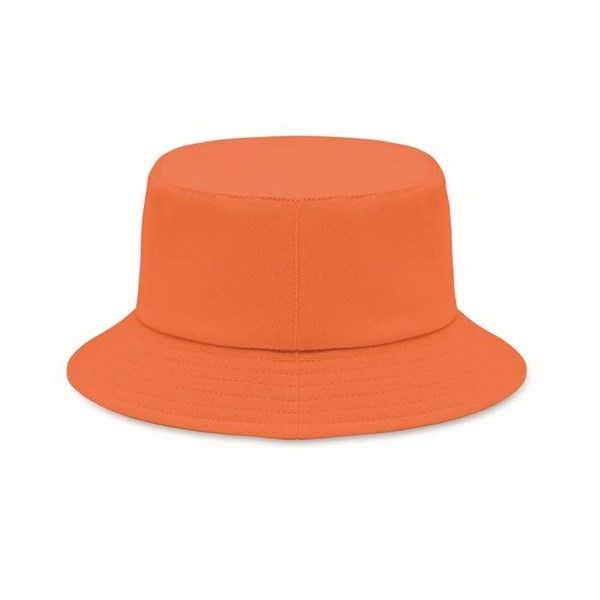 Obrázky: Oranžový klobúčik z brúsenej bavlny 260g, Obrázok 2