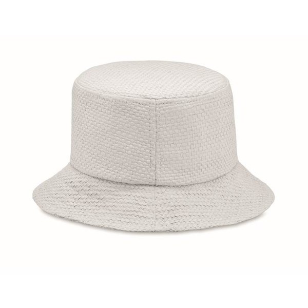 Obrázky: Biely papierový slamený klobúčik, Obrázok 2