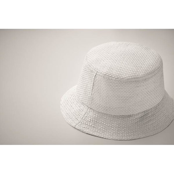 Obrázky: Biely papierový slamený klobúčik, Obrázok 3