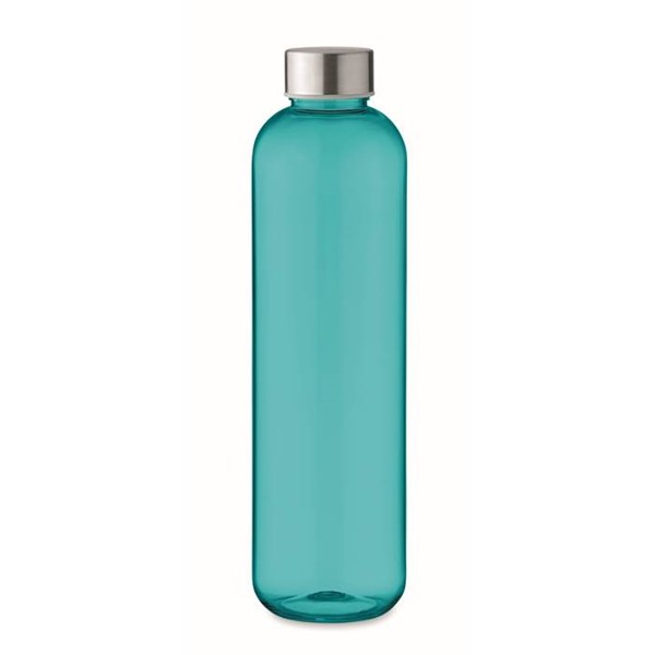 Obrázky: Transparentná modrá tritánová fľaša, objem 1L