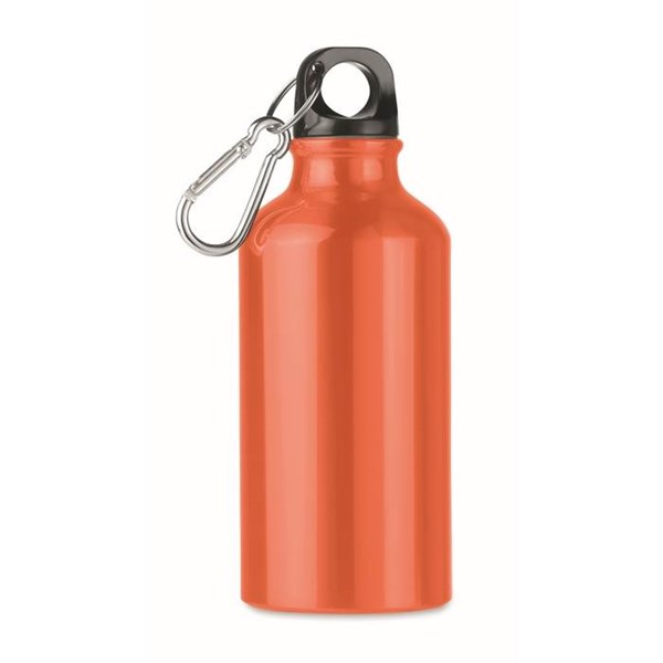 Obrázky: Hliníková fľaša 400 ml, oranžová