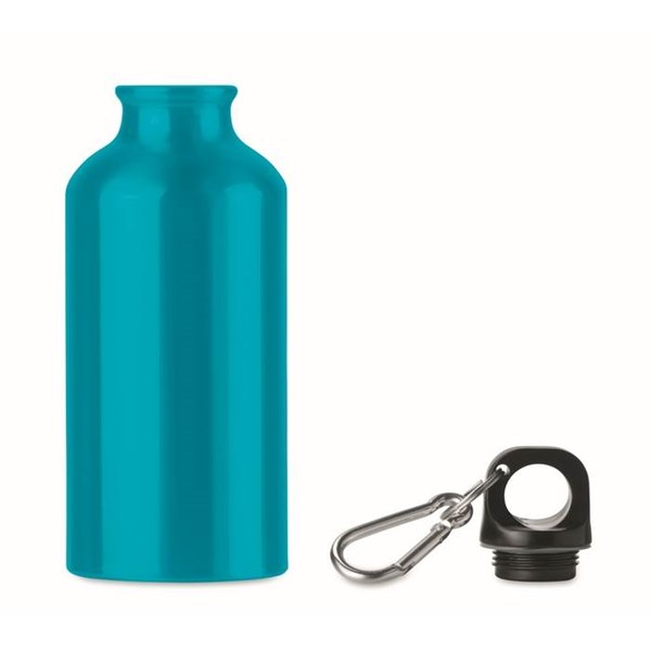 Obrázky: Hliníková fľaša 400 ml, tyrkysová, Obrázok 2