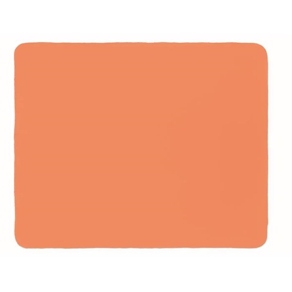 Obrázky: Flísová  cestovná deka z RPET s obalom, oranžová, Obrázok 5