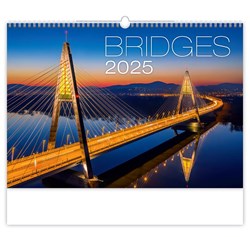 Obrázky: BRIDGES, nástenný kalendár 450x315 mm