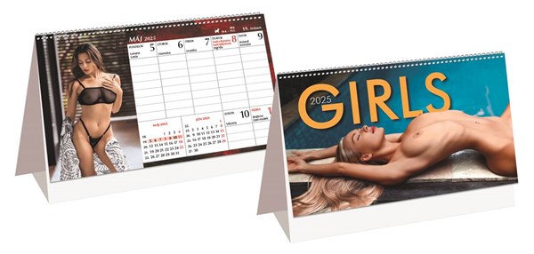 Obrázky: GIRLS, stolový kalendár 230x140 mm, Obrázok 2