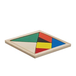 Obrázky: Drevené puzzle TANGRAM