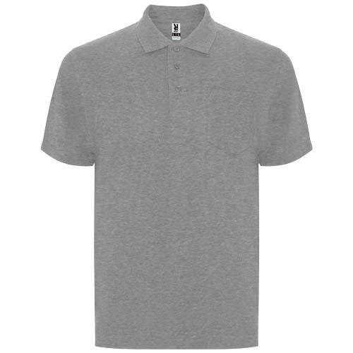 Obrázky: Unisex polo Centauro Premium 190 šedý melír S