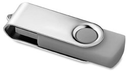 Obrázky: Twister Techmate šedo-strieborný USB disk 64GB
