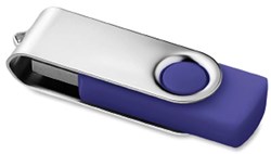 Obrázky: Twister Techmate fialovo-strieborný USB disk 64GB