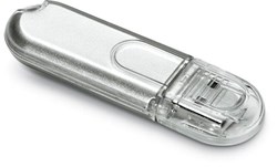Obrázky: Infotech mini USB flash disk strieborný 64GB