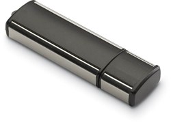 Obrázky: Lineaflash čierno-strieb.USB flash disk,uzáver64GB