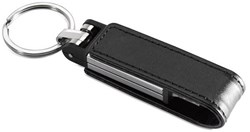 Obrázky: Magring USB flash disk 64 GB v čiernom kož. obale