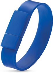 Obrázky: Wristflash USB disk modrý náramok 64GB