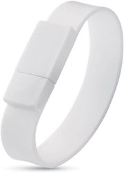 Obrázky: Wristflash USB disk biely náramok 64GB