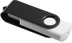 Obrázky: Twister Rotoflash čierno-biely USB flash disk 64GB
