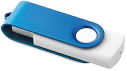 Obrázky: Twister Rotoflash modro-biely USB flash disk 64GB