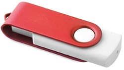 Obrázky: Twister Rotoflash červ.-biely USB flash disk 64GB