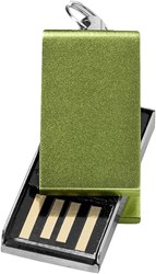 Obrázky: Zelený malý hliníkový USB flash disk 64GB