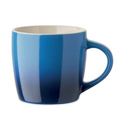 Obrázky: Keramický hrnček 300ml, prechod farieb-modrý