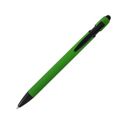 Obrázky: Zelené pogum. hliník. pero,čierne dopln.+stylus