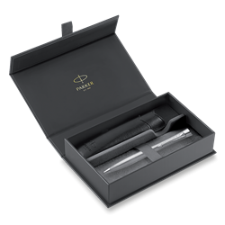 Obrázky: KP PARKER Urban Metro Metallic CT+čierne PU puzdro