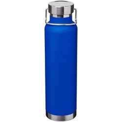 Obrázky: Nerez fľaša 650 ml, meď. vákuov. izol, kr. modrá