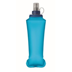 Obrázky: Skladacia fľaša na vodu 500 ml s ventilom,kr.modrá