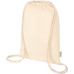 Obrázky: Ruksak 5l 100 g/m² z organického mat. OCS,prírodná